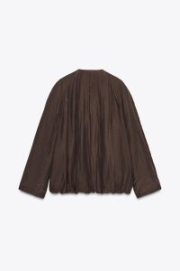 کت زنانه جیب‌دار کالکشن ZW زارا – ZARA