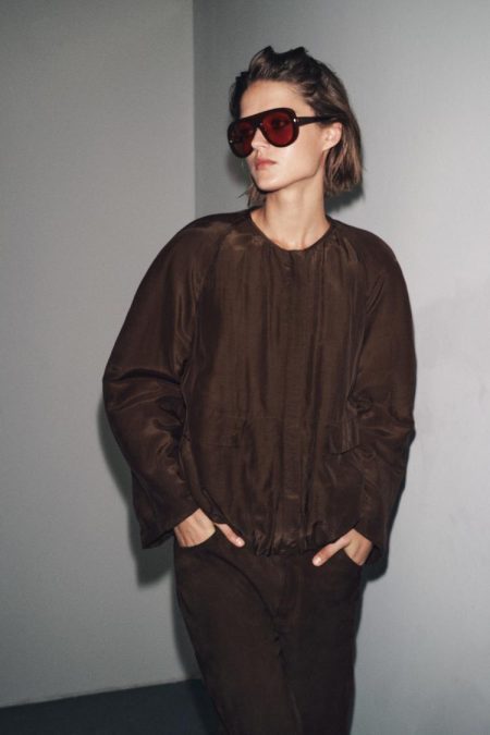 کت زنانه جیب‌دار کالکشن ZW زارا – ZARA