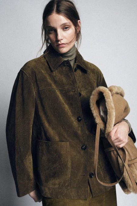 کت زنانه جیر با جیب کالکشن ZW (لیمیتد) زارا – ZARA