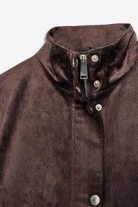 کت زنانه جیر مصنوعی زارا – ZARA