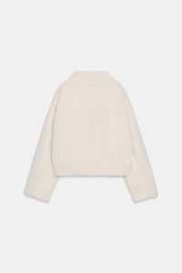 کت زنانه خز مصنوعی دو ردیفه زارا – ZARA