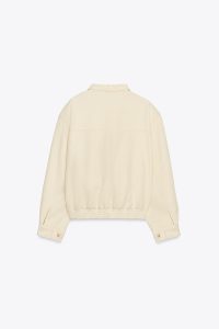 کت زنانه دکمه‌دار کالکشن ZW زارا – ZARA