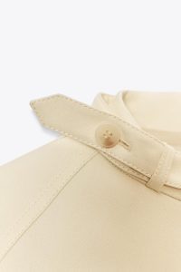 کت زنانه دکمه‌دار کالکشن ZW زارا – ZARA