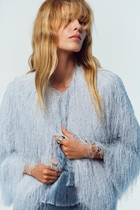 کت زنانه ریش‌دار زارا – ZARA