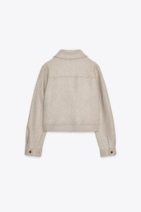 کت زنانه زیپ‌دار با حس نرم زارا – ZARA