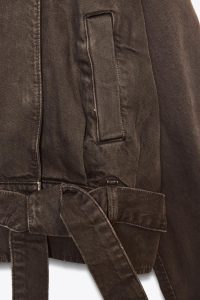 کت زنانه نخی کمربنددار زارا – ZARA