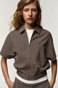 کت زنانه نرم آستین کوتاه زارا – ZARA