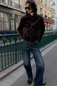 کت زنانه چرم مصنوعی دو رو زارا – ZARA