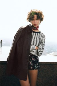 کت زنانه چرمی افکت شسته‌شده زارا – ZARA