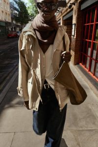 کت زنانه کلاه‌دار چند جیب زارا – ZARA