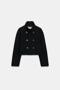 کت زنانه کوتاه دو ردیفه زارا – ZARA