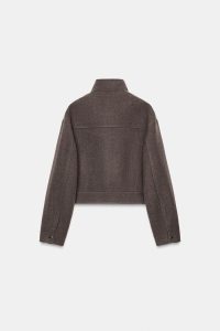 کت زنانه یقه ایستاده نرم زارا – ZARA