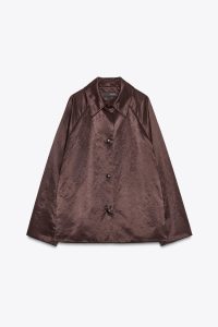 کت ساتن زنانه کالکشن ZW زارا – ZARA