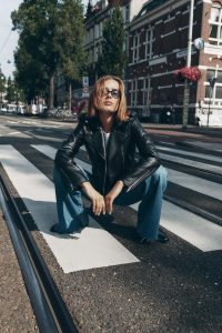 کت موتورسواری زنانه چرم مصنوعی زارا – ZARA