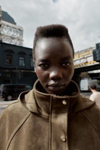 کت هودی زنانه با افکت جیر زارا – ZARA