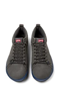 کتونی اسپرت مردانه کمپر خاکستری مشکی Peu Pista Gm Nubuck چرم