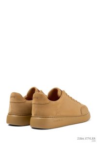 کتونی اسپرت چرمی دونده قهوه ای مردانه Camper