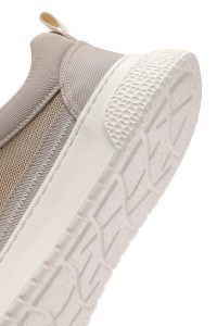 کتونی مردانه بژ بنددار زیره ضخیم دری مد