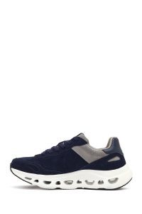 کتونی مردانه سرمه‌ای بندی با زیره ضخیم دری مد