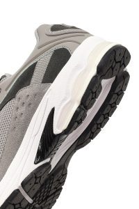 کتونی مردانه طوسی بندی با زیره ضخیم دری مد