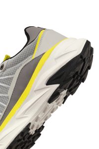 کتونی مردانه طوسی بندی با زیره ضخیم دری مد