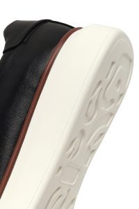 کتونی مردانه مشکی بندی با زیره ضخیم دری مد