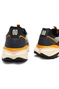 کتونی مردانه مشکی بندی با زیره ضخیم دری مد