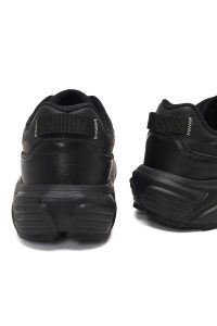 کتونی مردانه مشکی بندی با زیره ضخیم دری مد