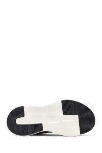 کتونی مردانه مشکی بندی با زیره ضخیم دری مد