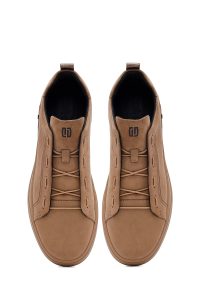 کتونی مردانه نبوک چرمی ویزون بندی