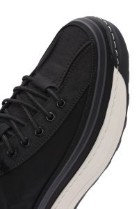 کتونی مردانه پارچه‌ای مشکی بنددار دری مد