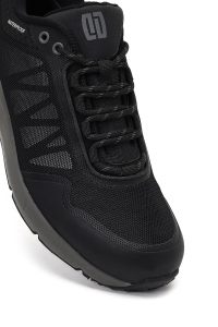 کتونی مردانه پارچه‌ای مشکی بندی دری مد