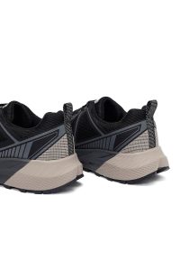 کتونی مردانه پارچه‌ای مشکی بندی زیره ضخیم دری مد