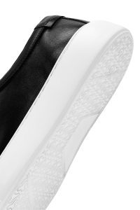 کتونی مردانه چرم مشکی بنددار زیره ضخیم دری مد