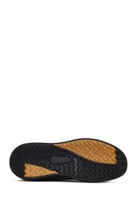 کتونی مردانه چرم نبوک ویزون بندی با زیره ضخیم دری مد