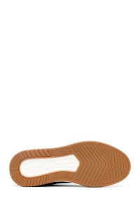 کتونی مردانه چرمی سرمه‌ای بندی زیره ضخیم دری‌مد