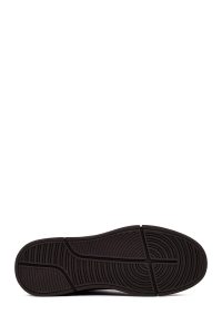 کتونی مردانه چرمی قهوه‌ای بندی کژوال دری‌مد