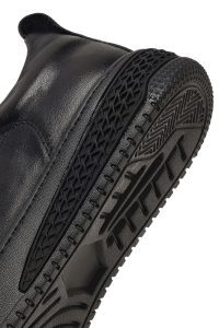 کتونی مردانه چرمی مشکی با زیره ضخیم دری مد