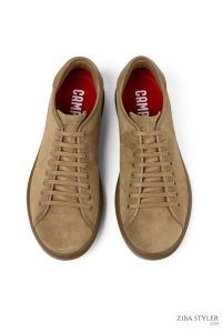 کتونی چرمی بند دار مردانه Camper Pelotas Soller قهوه ای