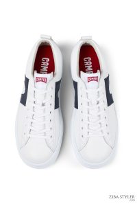 کتونی چرمی توری دونده سفید مردانه Camper