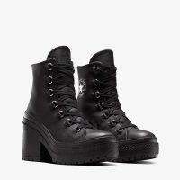 کتونی کانورس آل استار Chuck 70 De Luxe Heel مشکی زنانه اورجینال