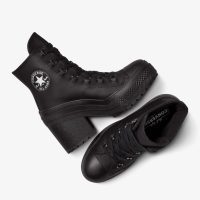 کتونی کانورس آل استار Chuck 70 De Luxe Heel مشکی زنانه اورجینال