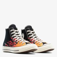 کتونی کانورس آل استار Chuck 70 Fire مشکی مردانه و زنانه اورجینال