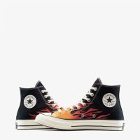 کتونی کانورس آل استار Chuck 70 Fire مشکی مردانه و زنانه اورجینال