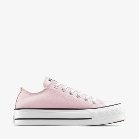 کتونی کانورس آل استار Chuck Taylor All Star Lift صورتی لژدار زنانه اورجینال