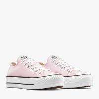 کتونی کانورس آل استار Chuck Taylor All Star Lift صورتی لژدار زنانه اورجینال