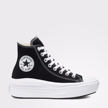 کتونی کانورس آل استار Chuck Taylor All Star Move مشکی لژدار مردانه و زنانه اورجینال