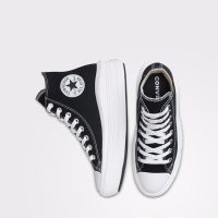 کتونی کانورس آل استار Chuck Taylor All Star Move مشکی لژدار مردانه و زنانه اورجینال