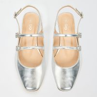 کفش باله زنانه نقره‌ای آلدو MARION – ALDO
