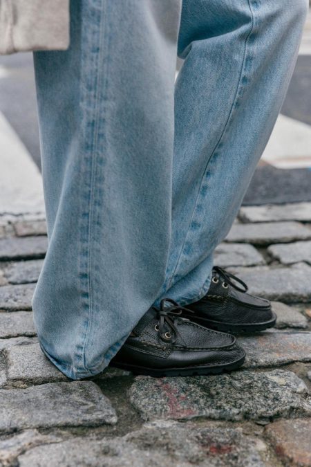 کفش دک زنانه چرمی زیره عاج‌دار زارا – ZARA